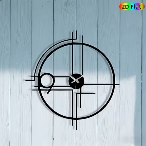 Round Minamilist Clock