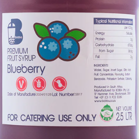 BUBBLE TEA - Syrups