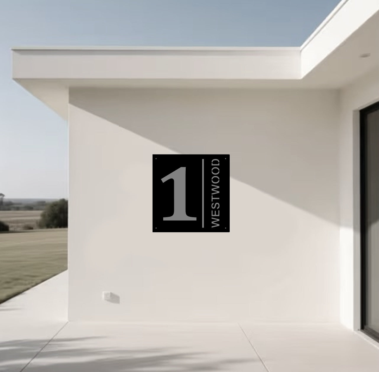 Square House Sign