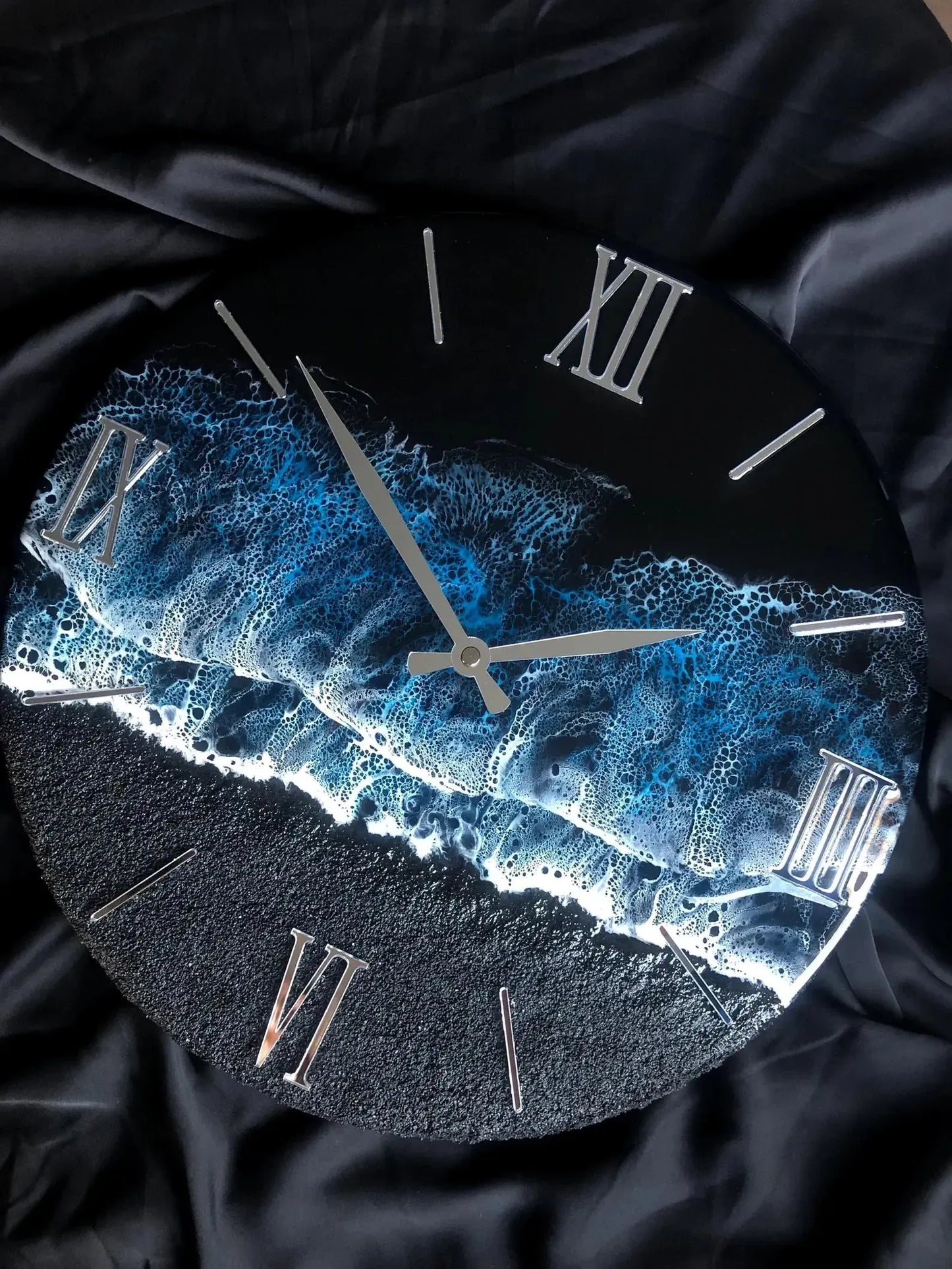 Clock: Ocean Resin