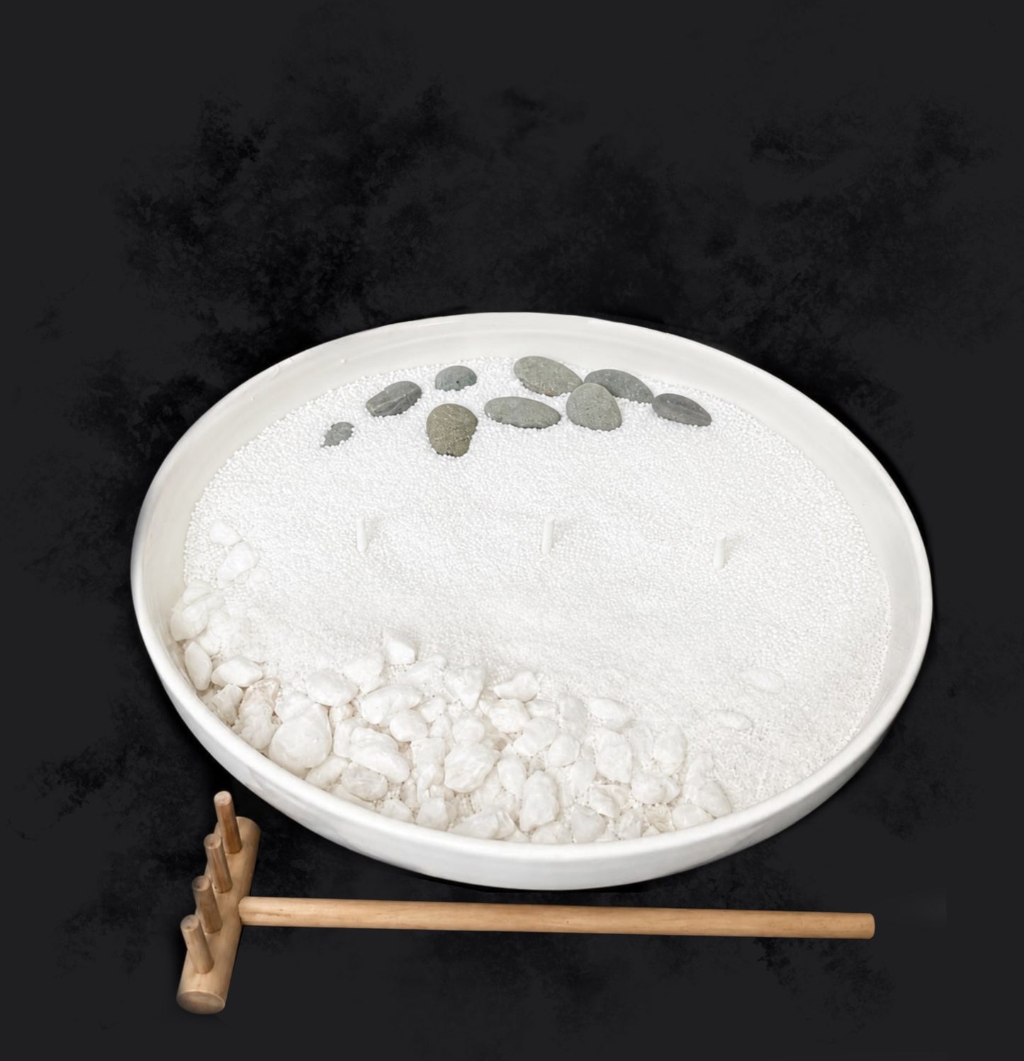 Zen Candle Sand Garden