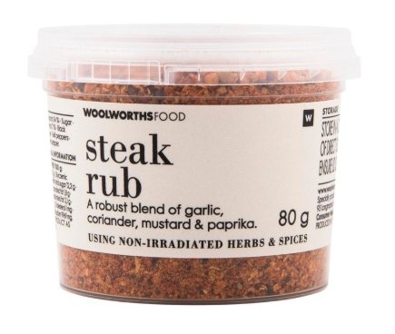 WOOLWORTHS - Spice Rubs