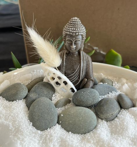 Zen Candle Sand Garden