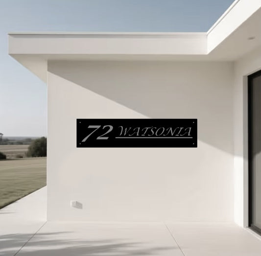 Rectangular House Sign